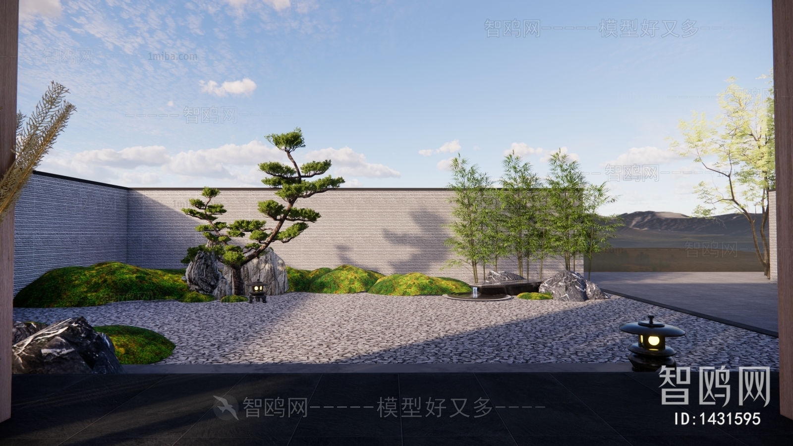 New Chinese Style Courtyard/landscape