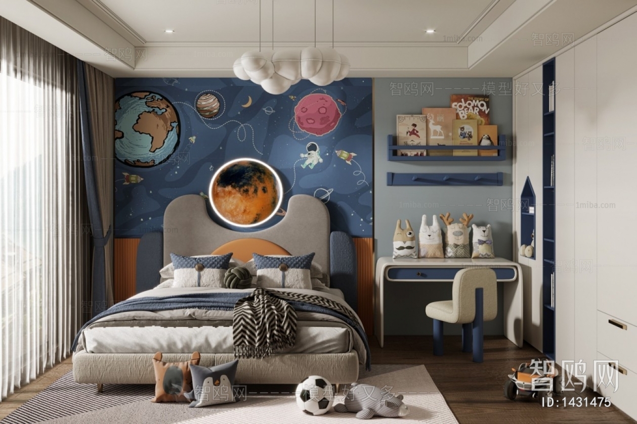 Modern Boy's Room And Son's Room