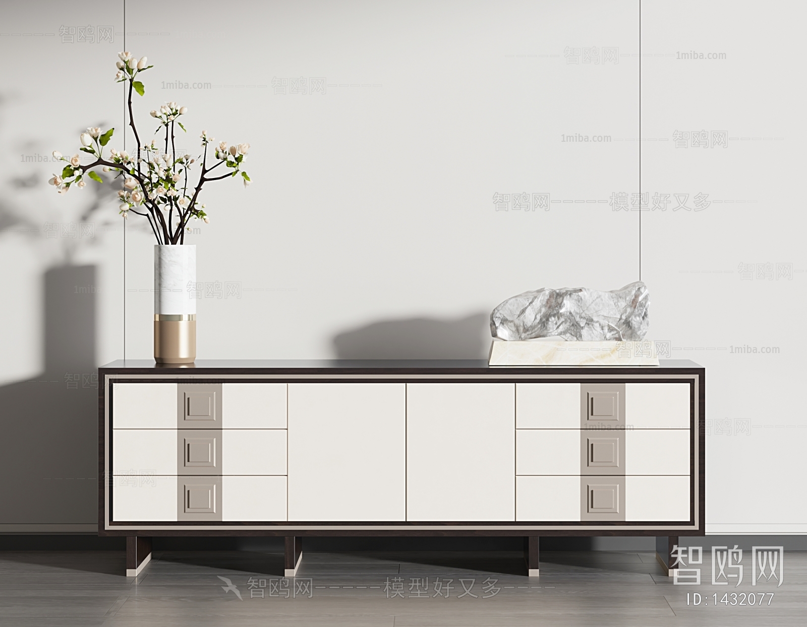 Modern New Chinese Style TV Cabinet