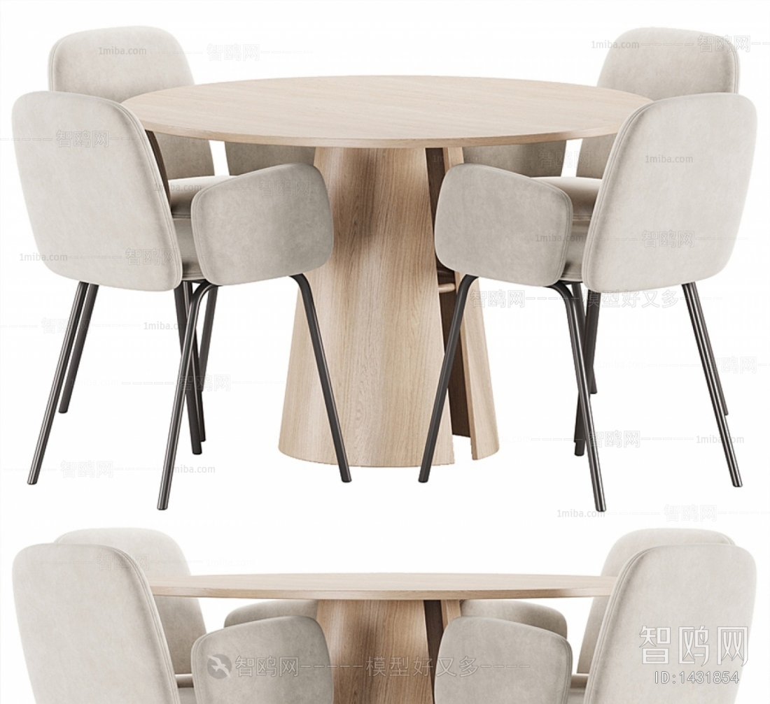 Nordic Style Dining Table And Chairs