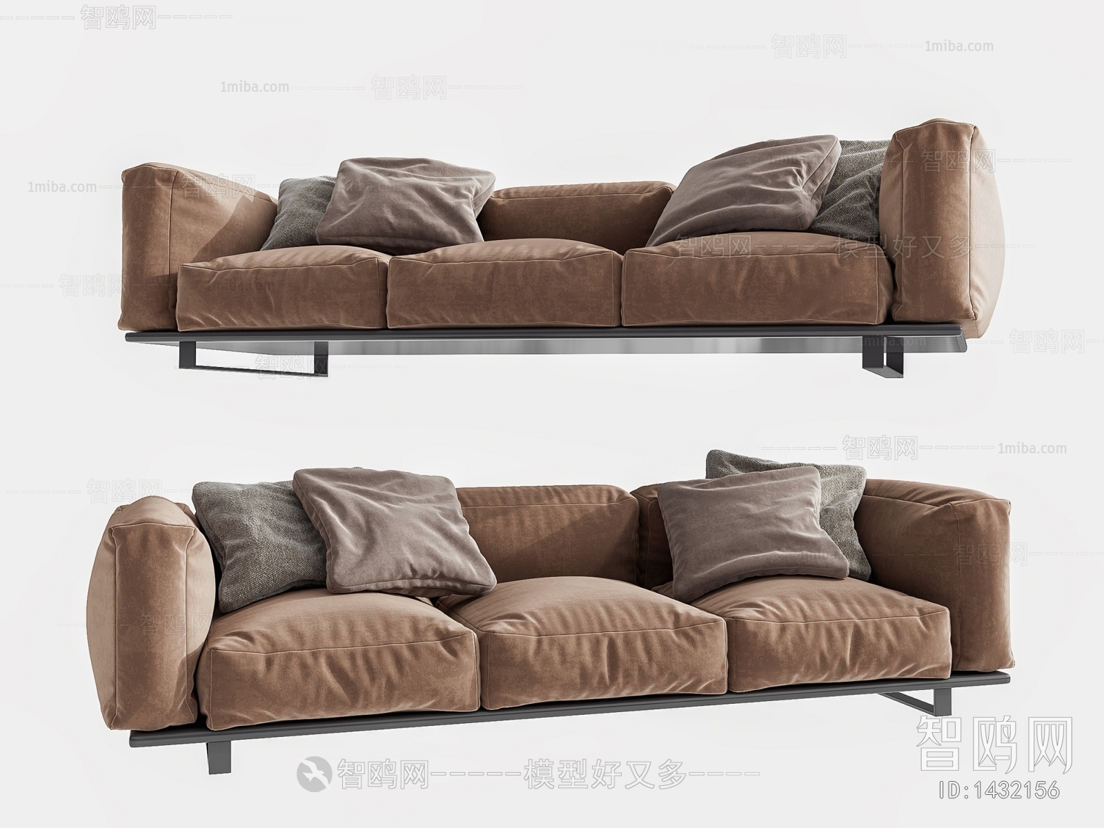 Modern Three-seat Sofa