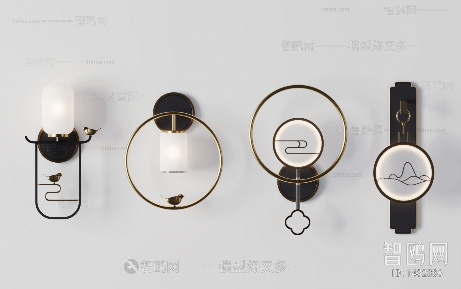 New Chinese Style Wall Lamp