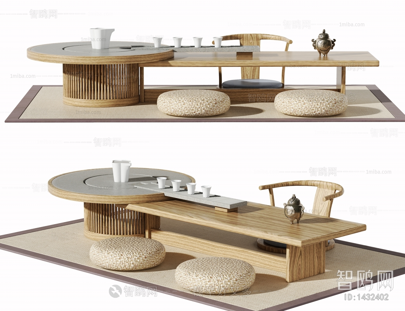 Japanese Style Tea Tables And Chairs