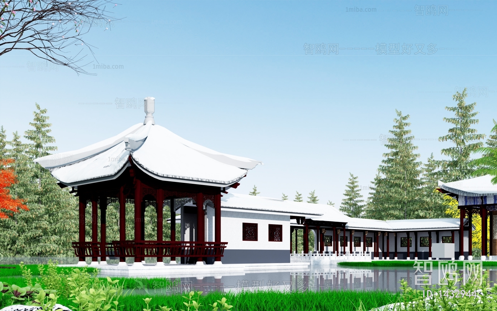 Chinese Style Ancient Architectural Buildings