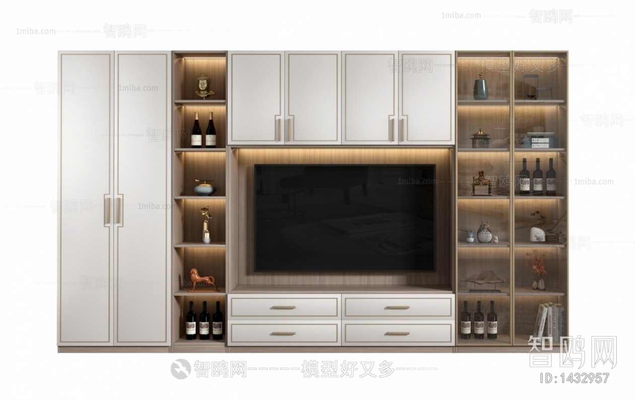 New Chinese Style TV Cabinet