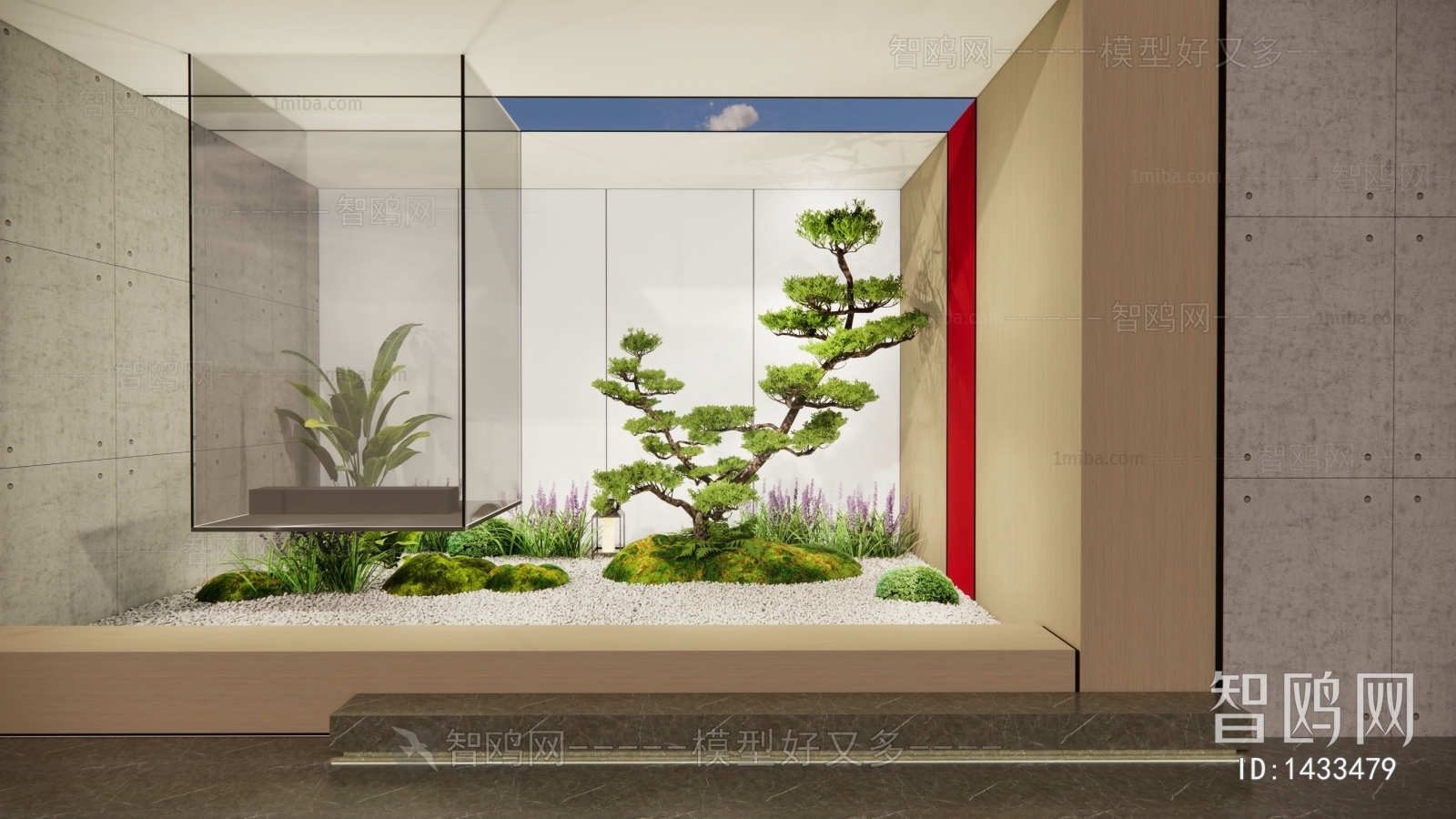 Modern New Chinese Style Courtyard/landscape