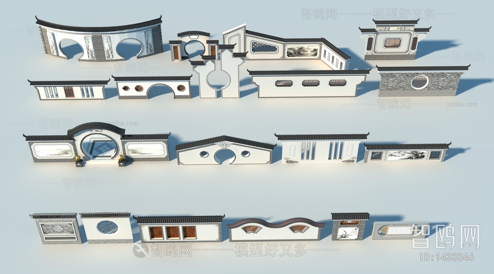 Chinese Style Building Component