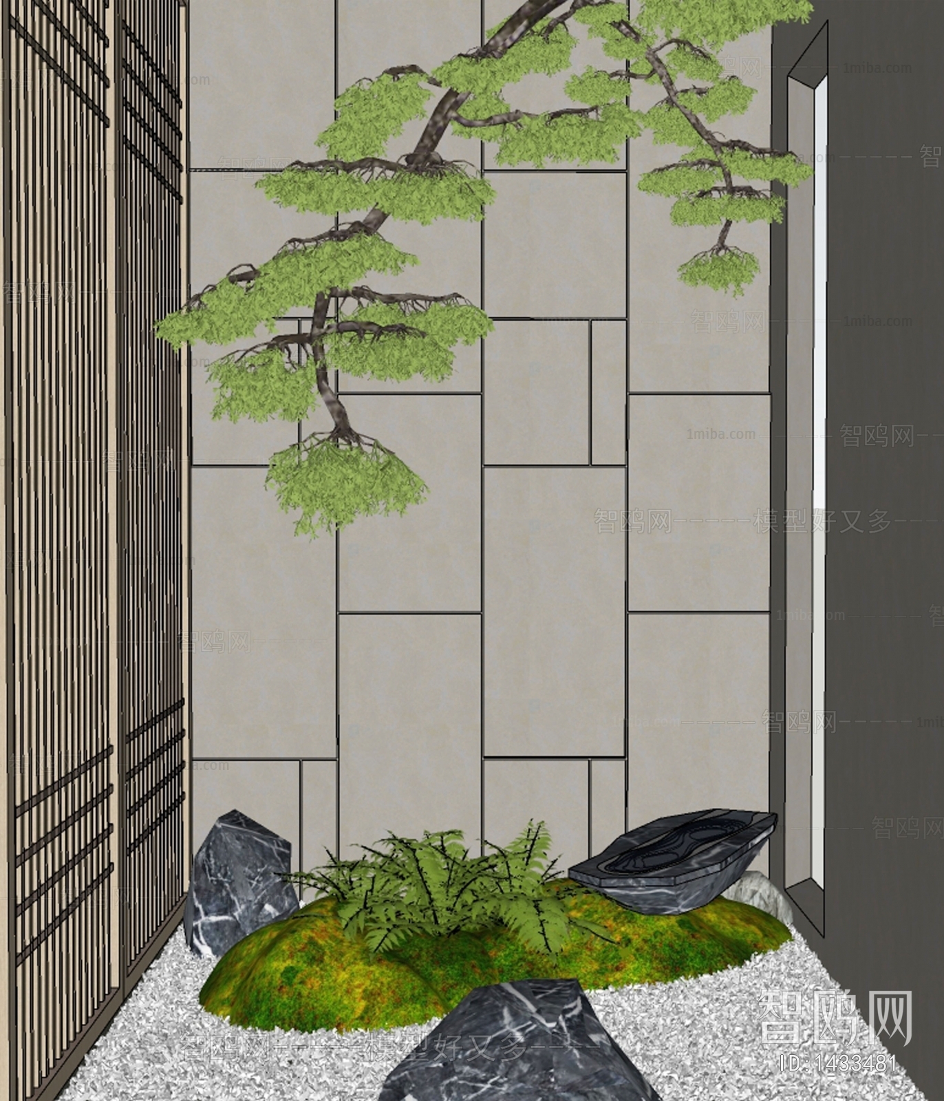 New Chinese Style Courtyard/landscape