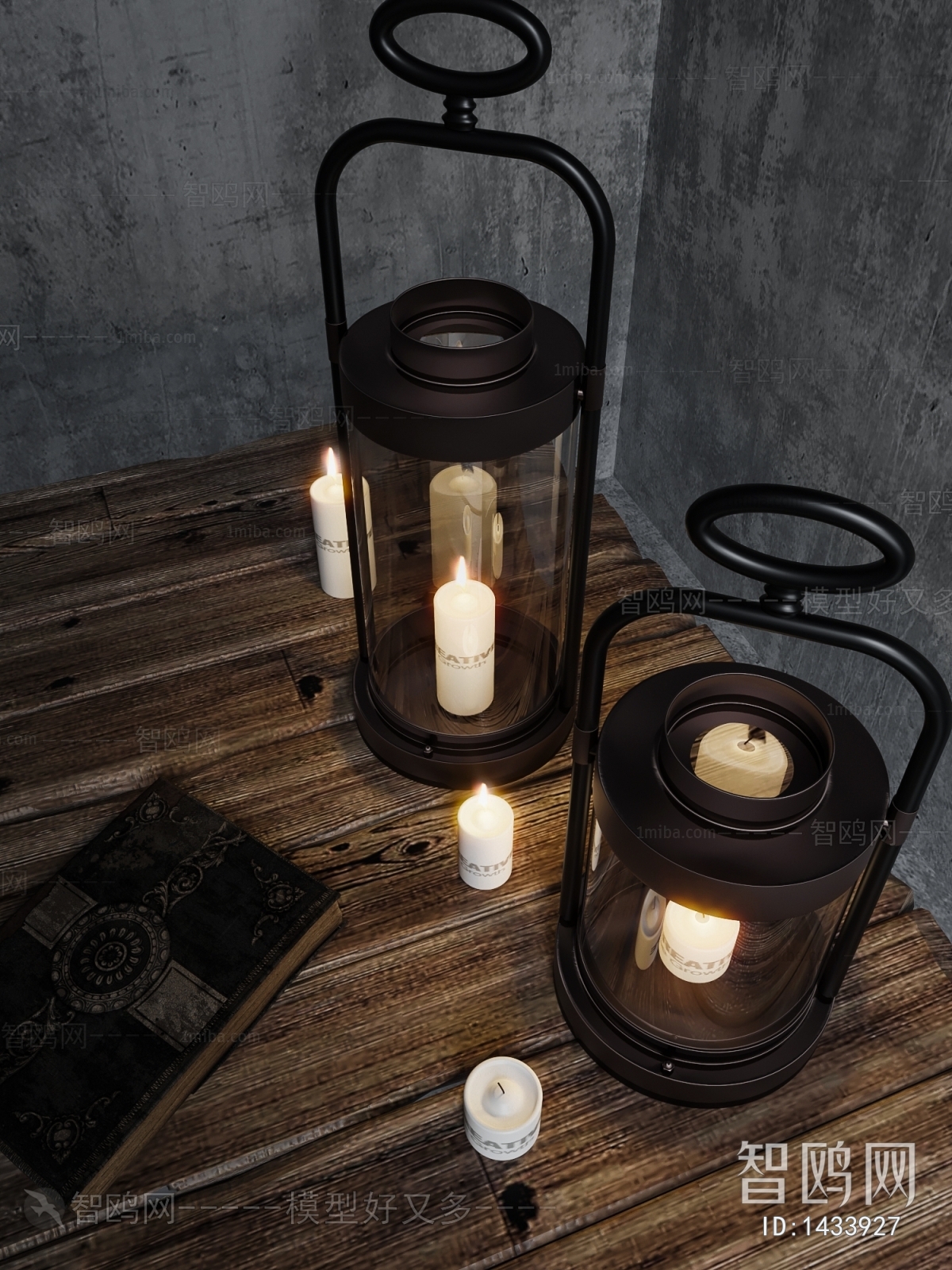Wabi-sabi Style Candles/Candlesticks