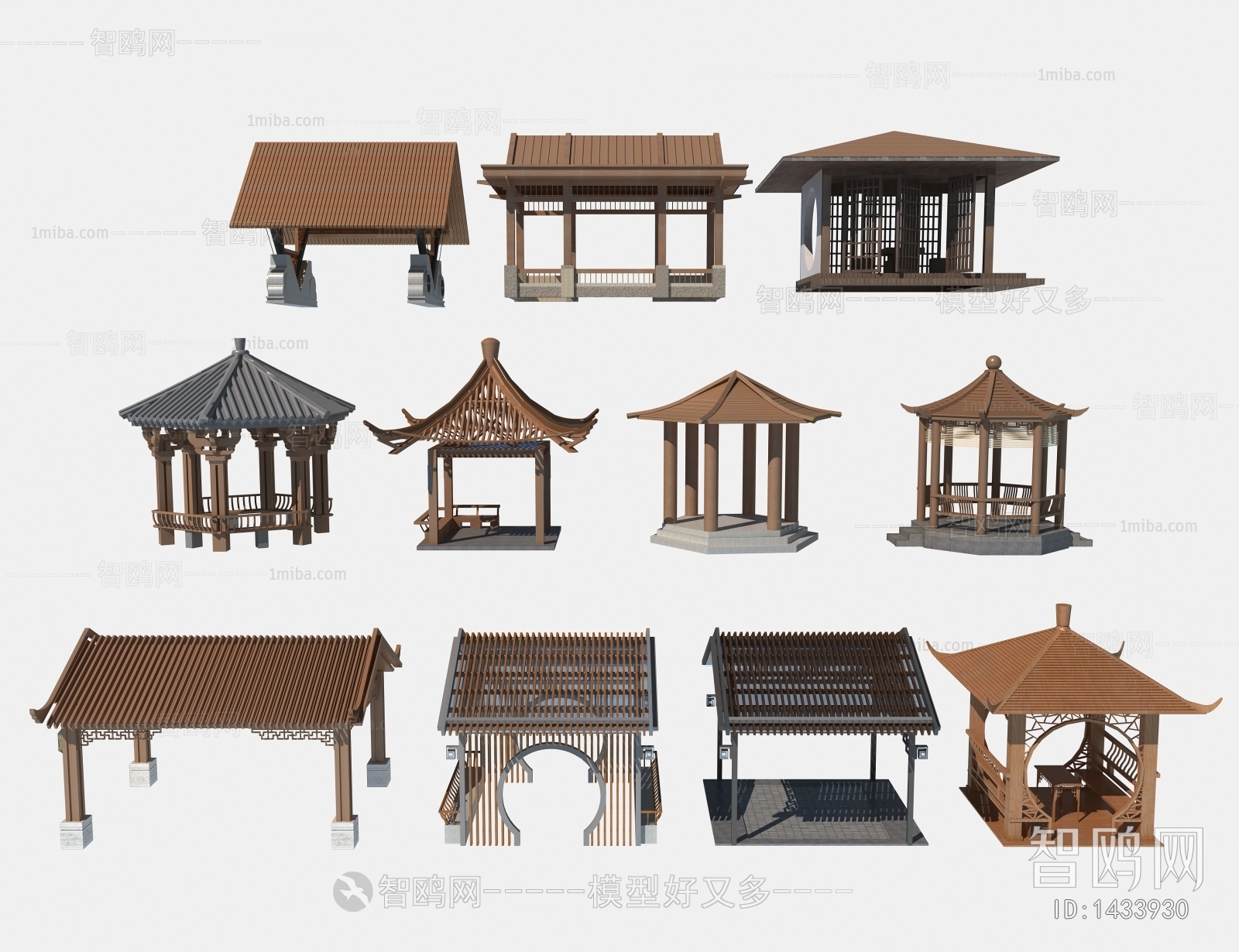 Chinese Style Ancient Architectural Buildings