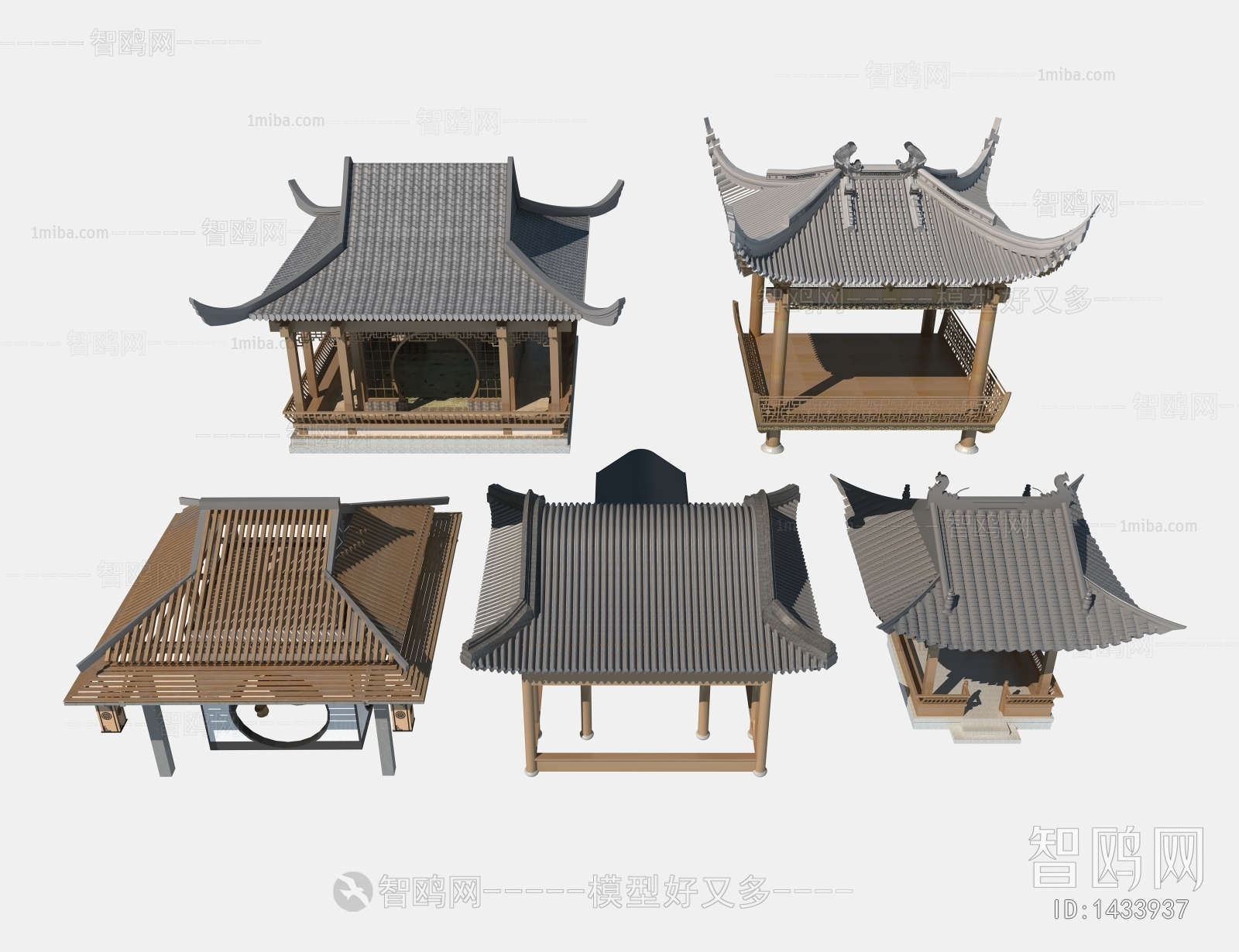 Chinese Style Ancient Architectural Buildings