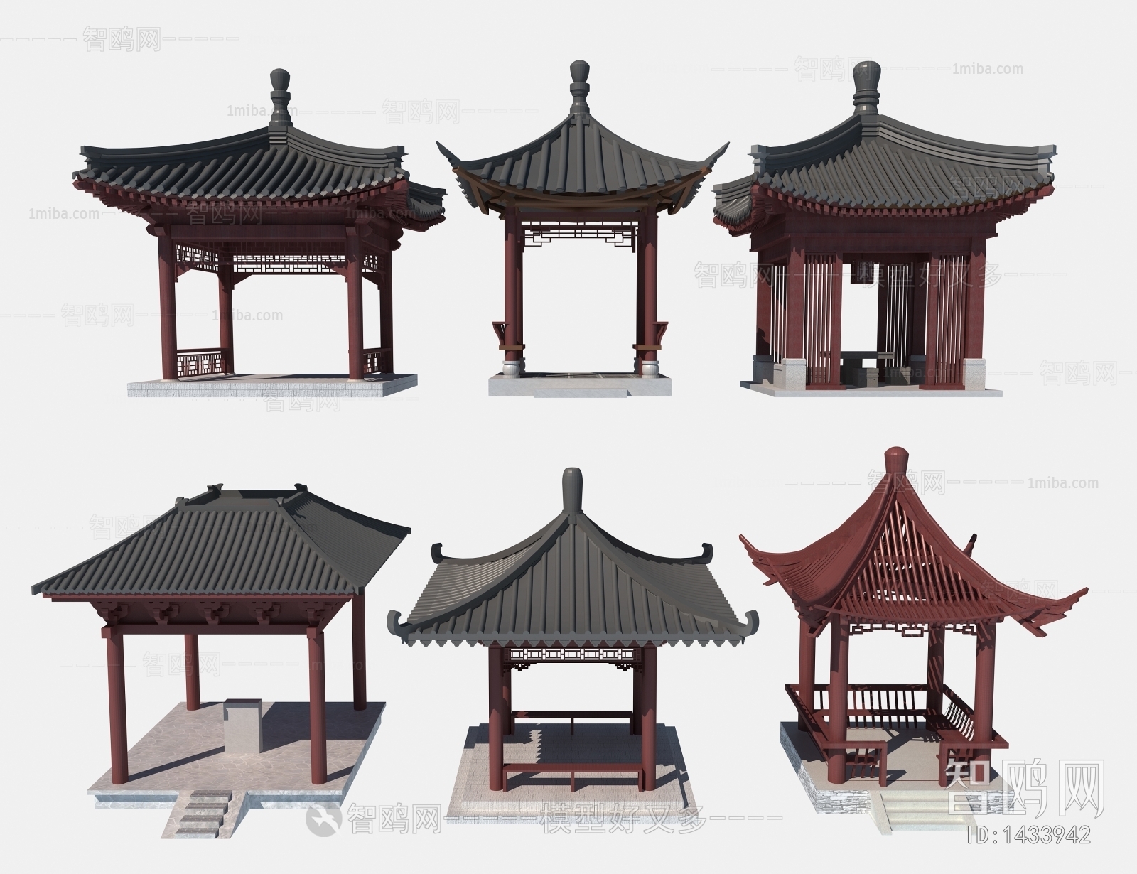 Chinese Style Ancient Architectural Buildings