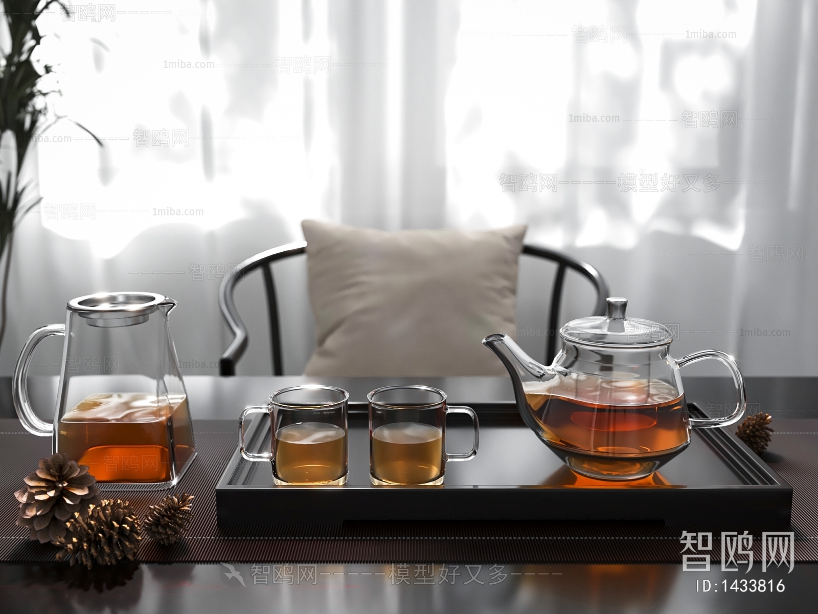 现代玻璃茶具