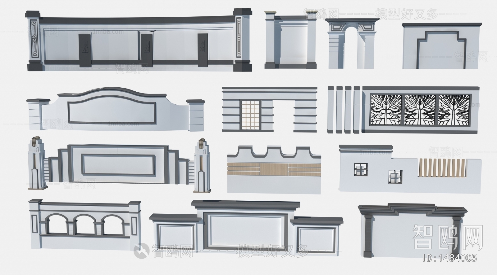 Chinese Style Building Component