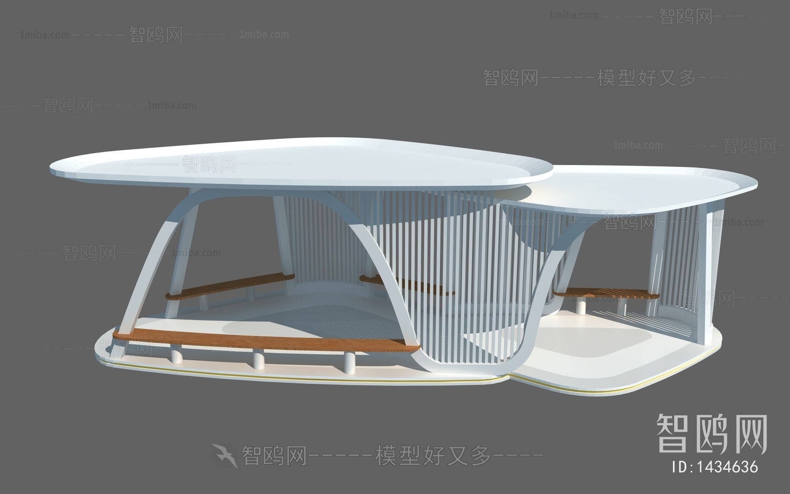 Modern New Chinese Style Building Component