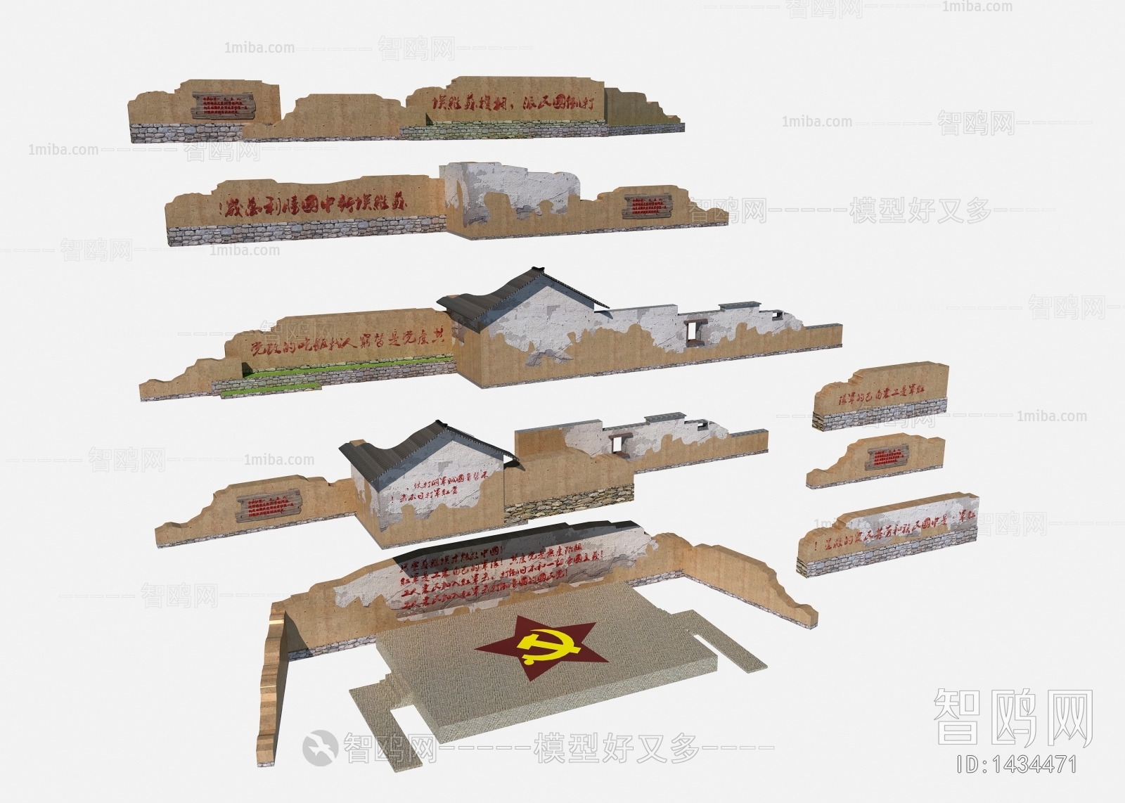 Chinese Style Building Component