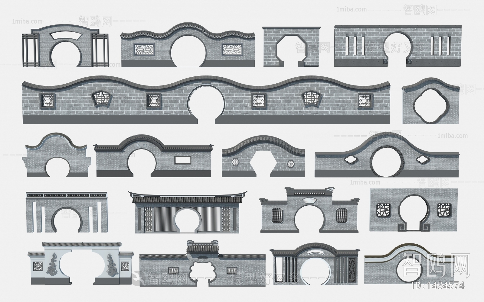 Chinese Style Building Component