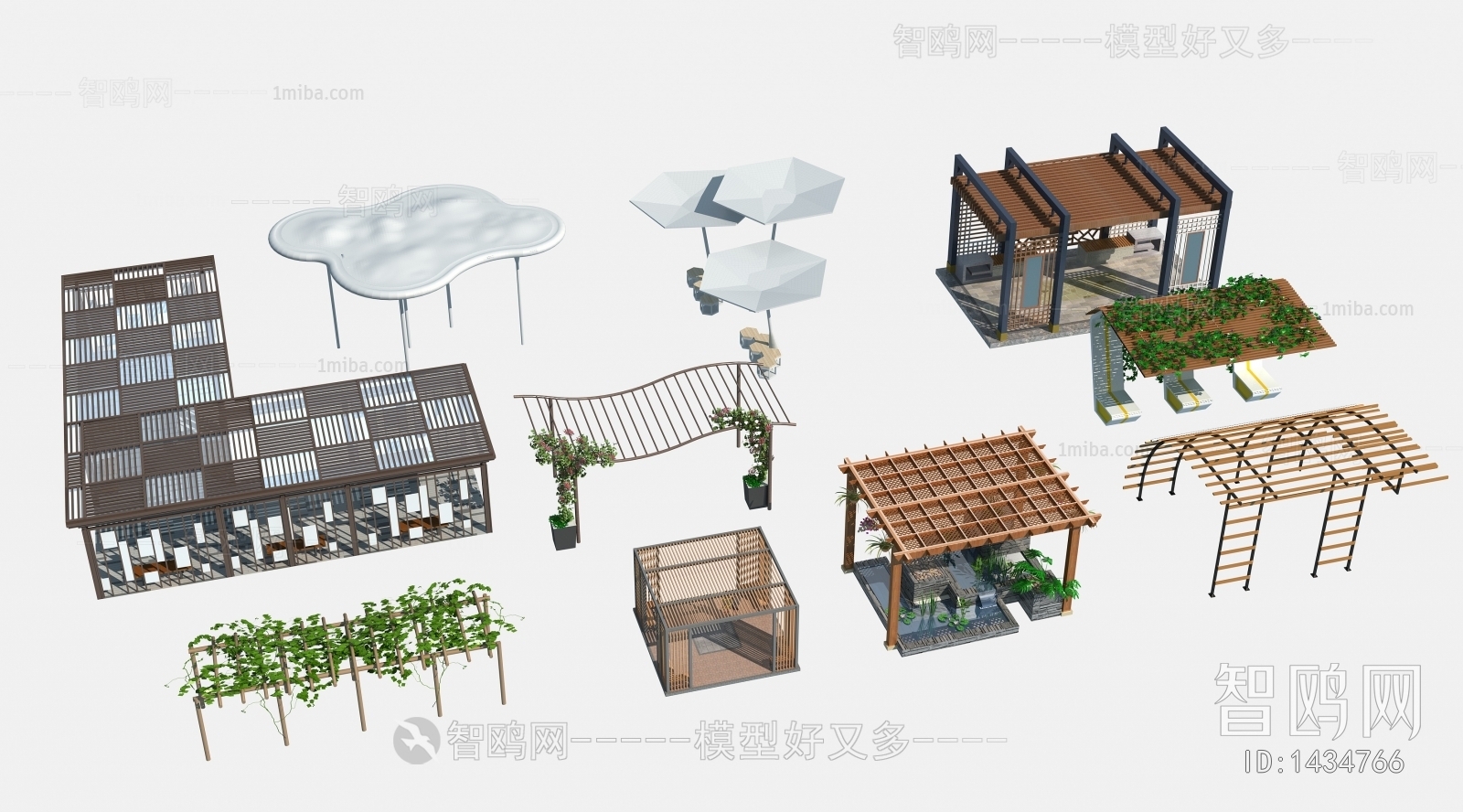 Modern New Chinese Style Building Component