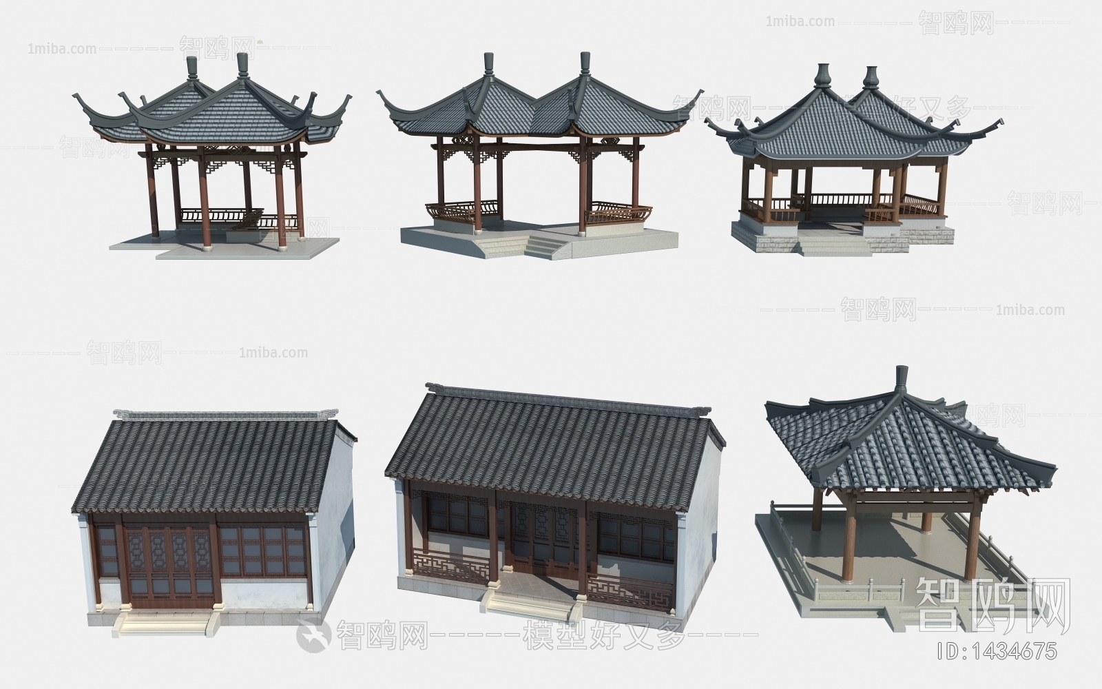 Chinese Style New Chinese Style Ancient Architectural Buildings