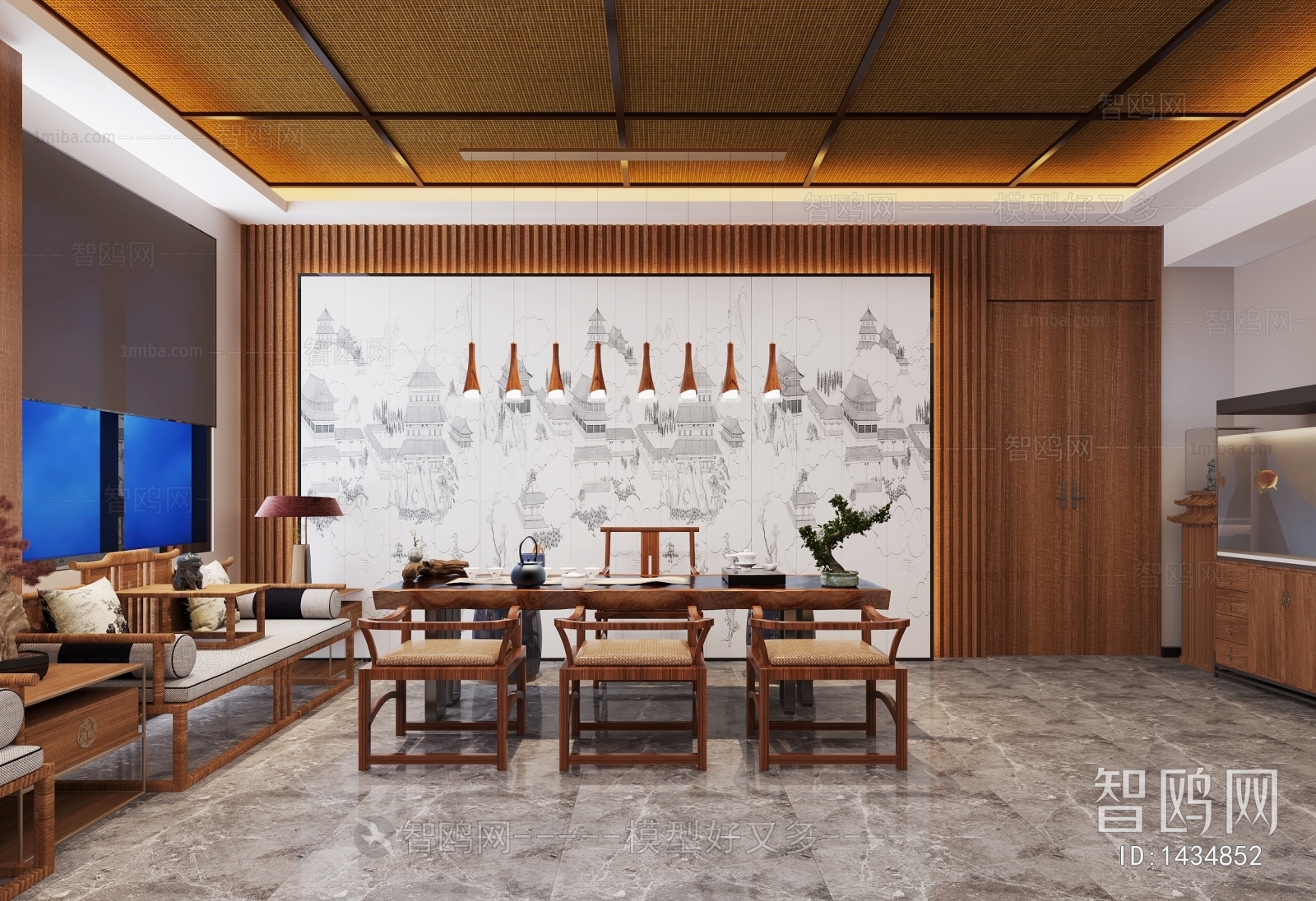 New Chinese Style Hotel Space