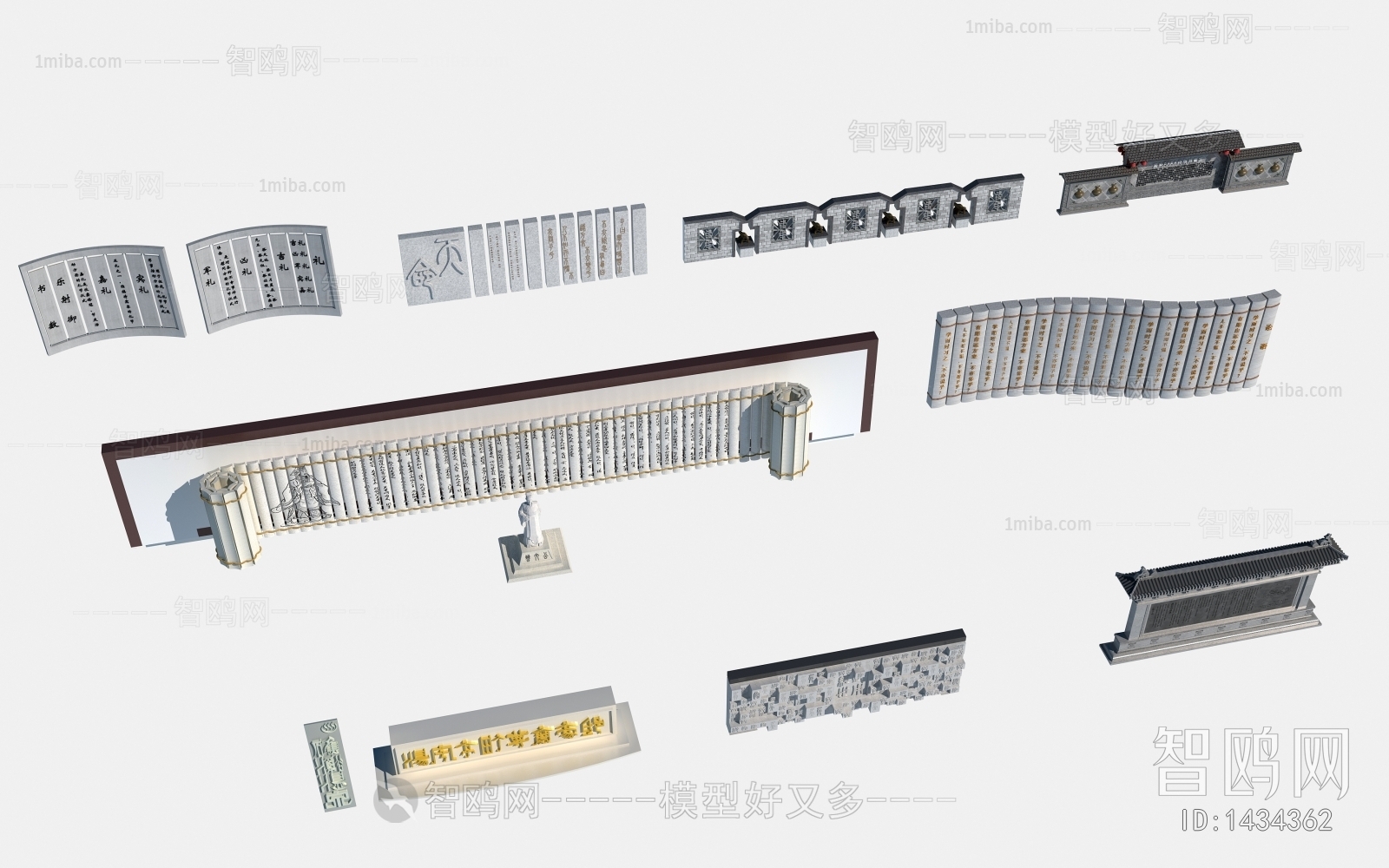 Chinese Style Building Component