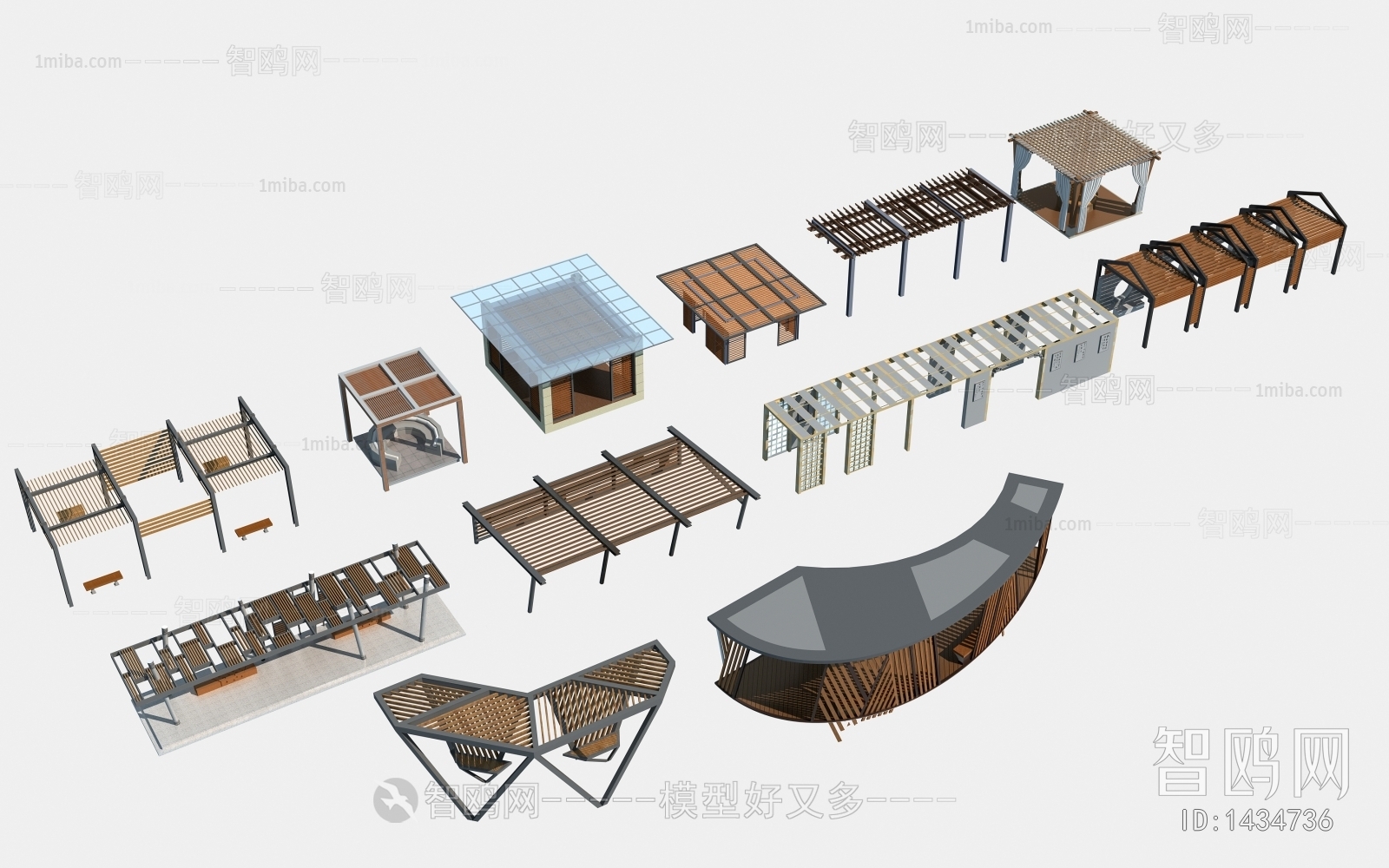 Modern New Chinese Style Building Component