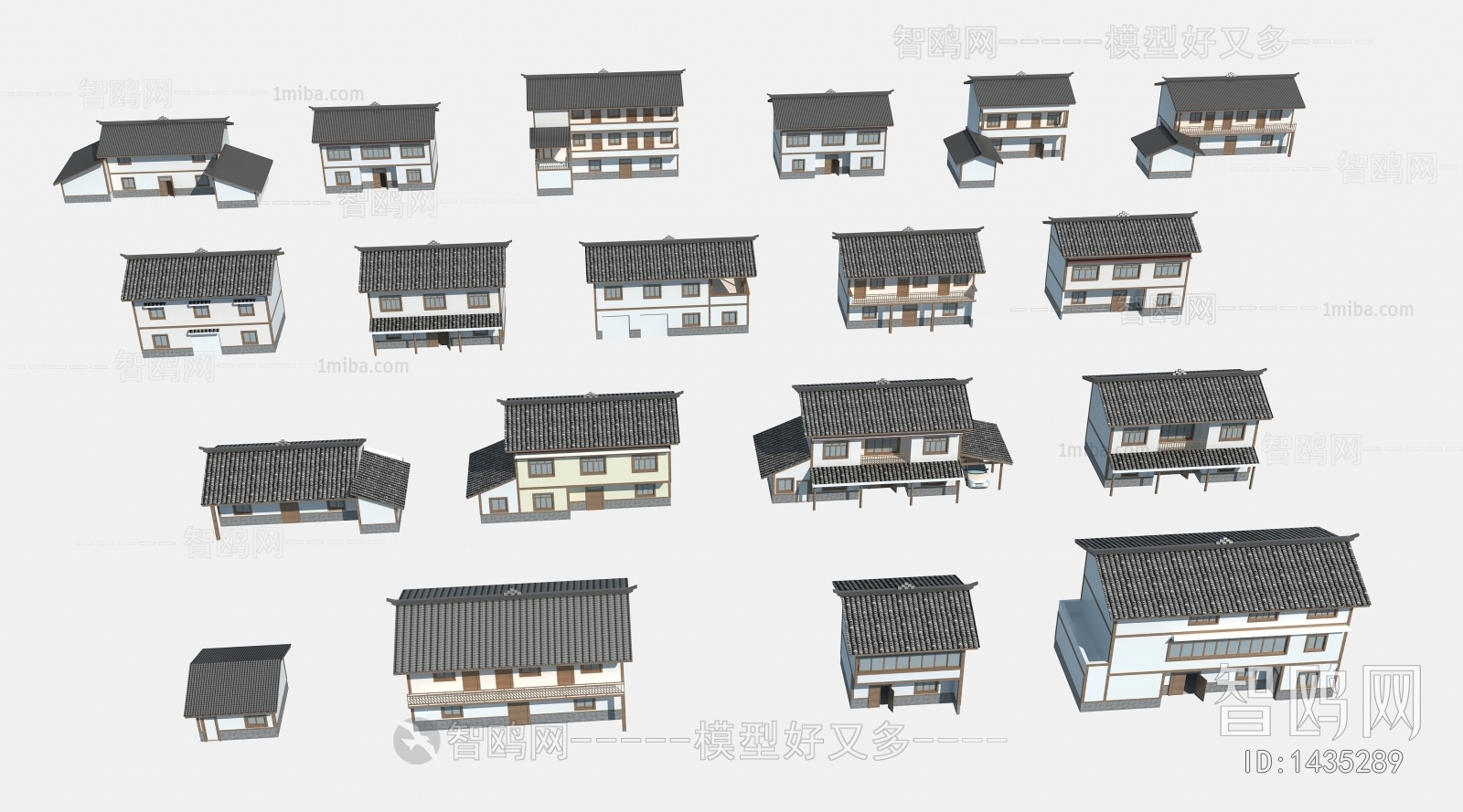 New Chinese Style Building Appearance