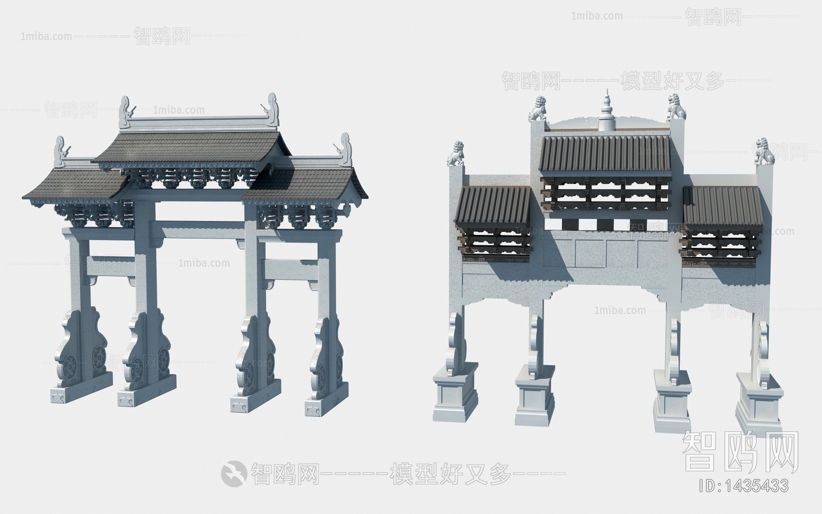 Chinese Style Ancient Architectural Buildings