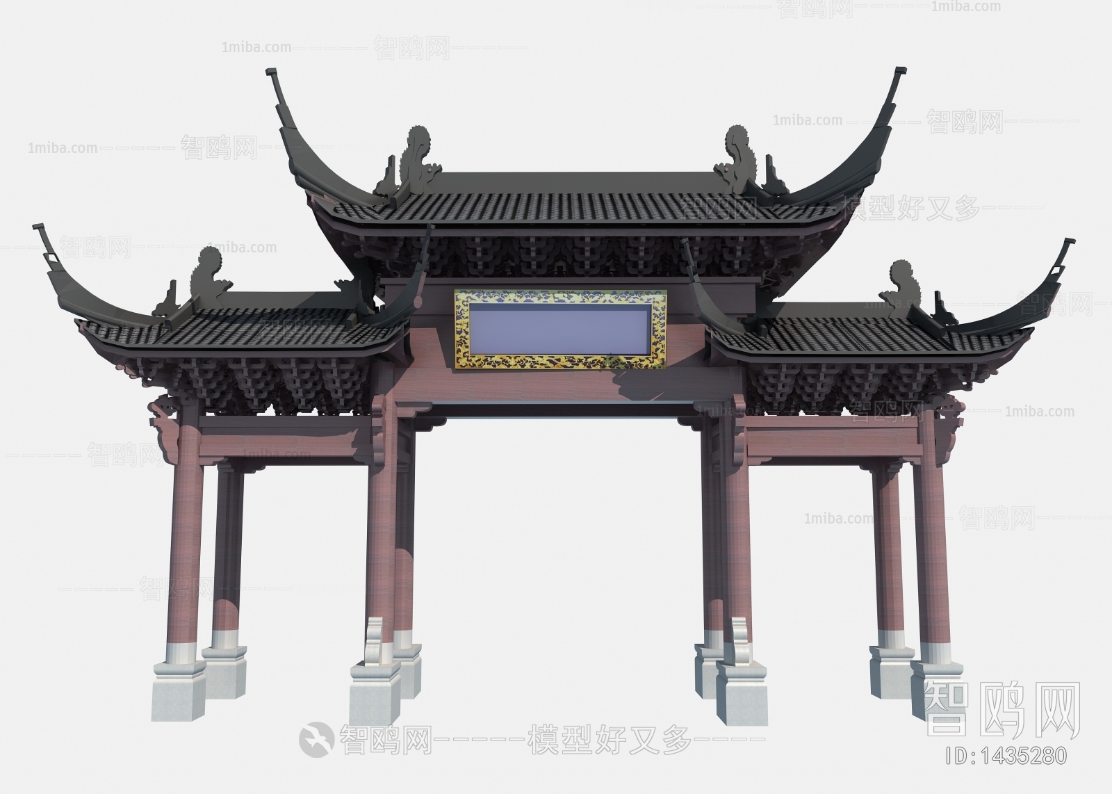 Chinese Style Ancient Architectural Buildings