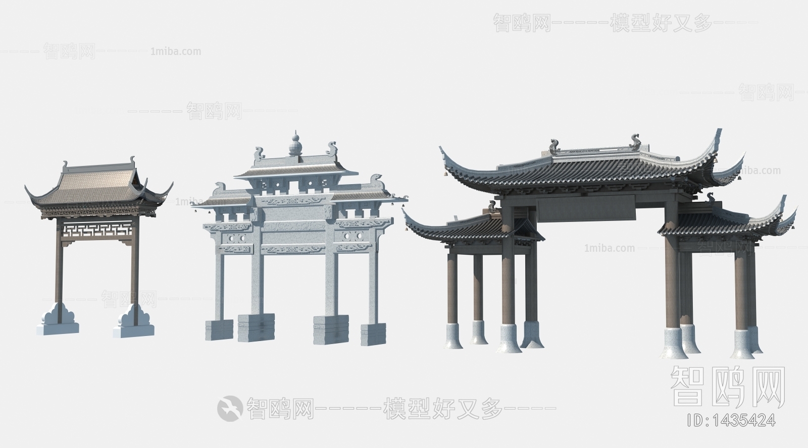 Chinese Style Ancient Architectural Buildings