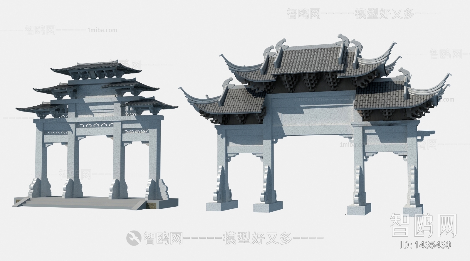 Chinese Style Ancient Architectural Buildings