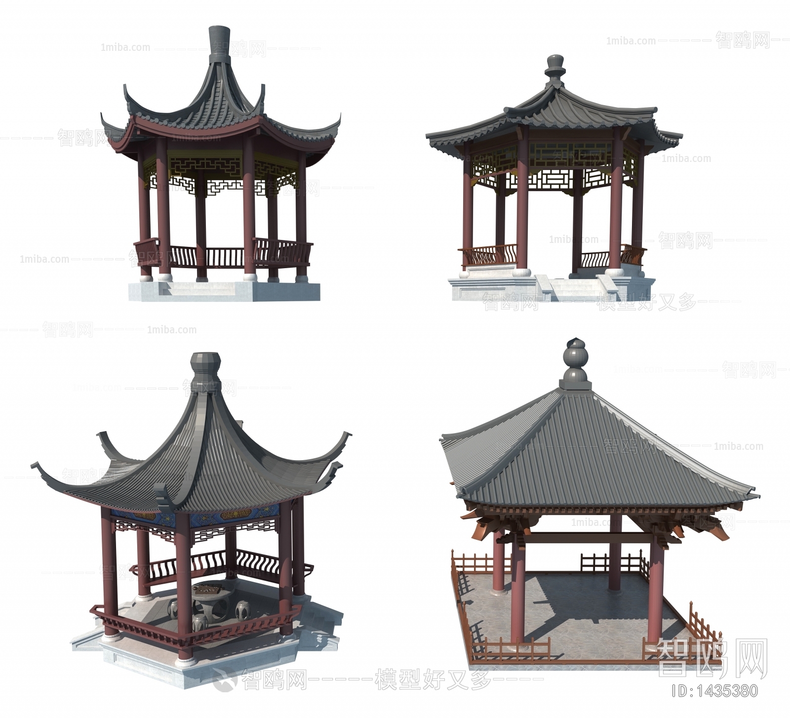 Chinese Style Ancient Architectural Buildings