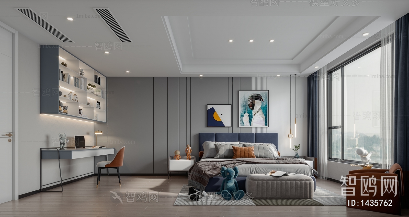 Modern Boy's Room And Son's Room