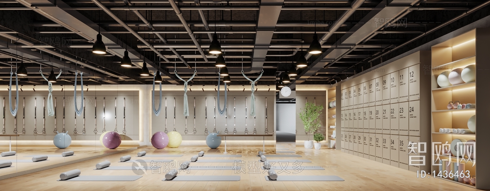 Modern Yoga Room