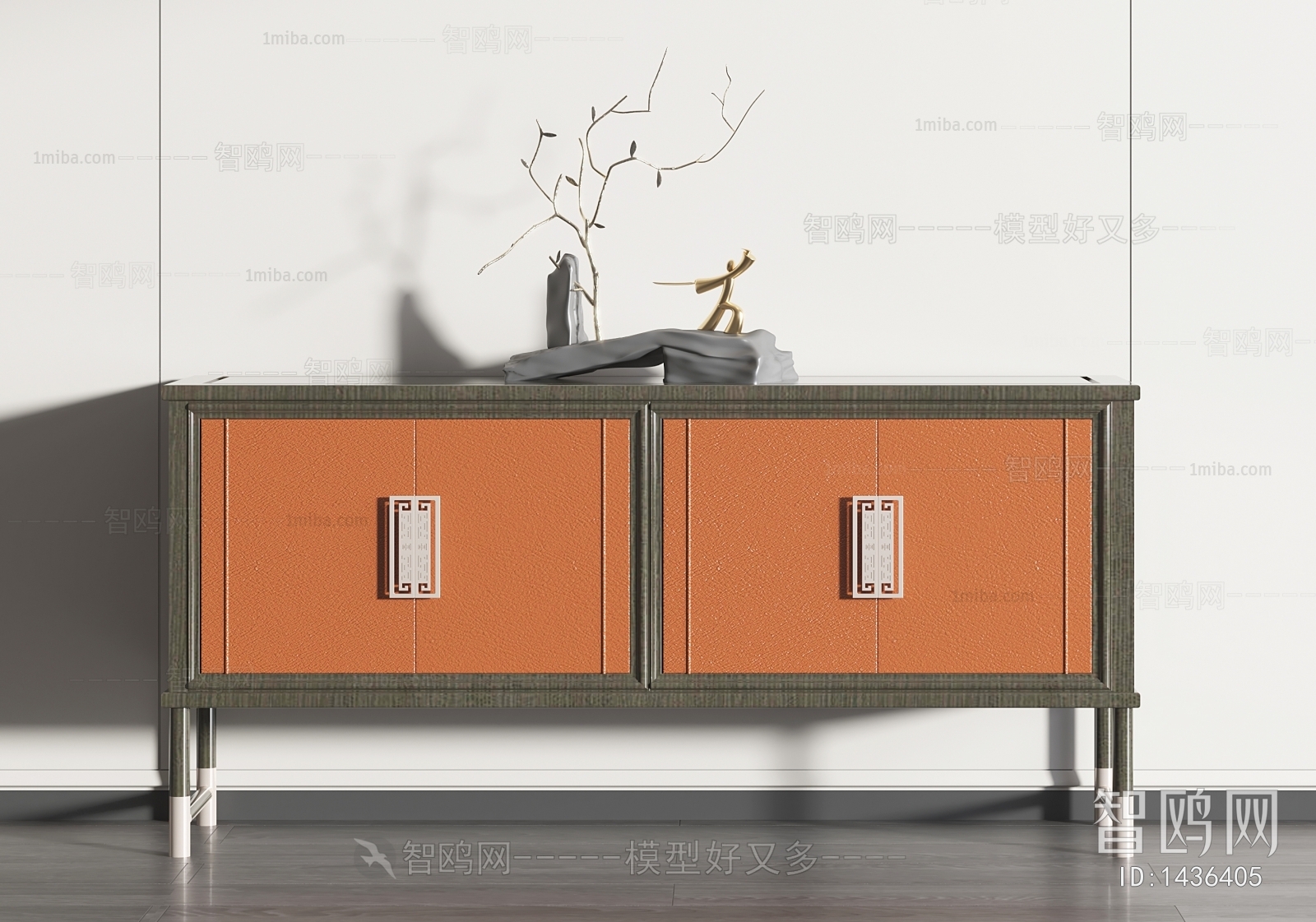 New Chinese Style Side Cabinet