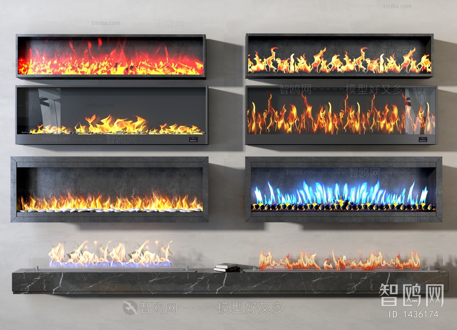 Modern Electronic Fireplace