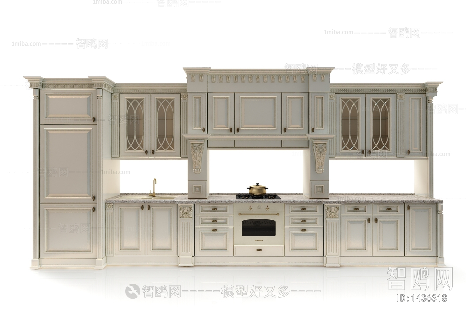 European Style Kitchen Cabinet