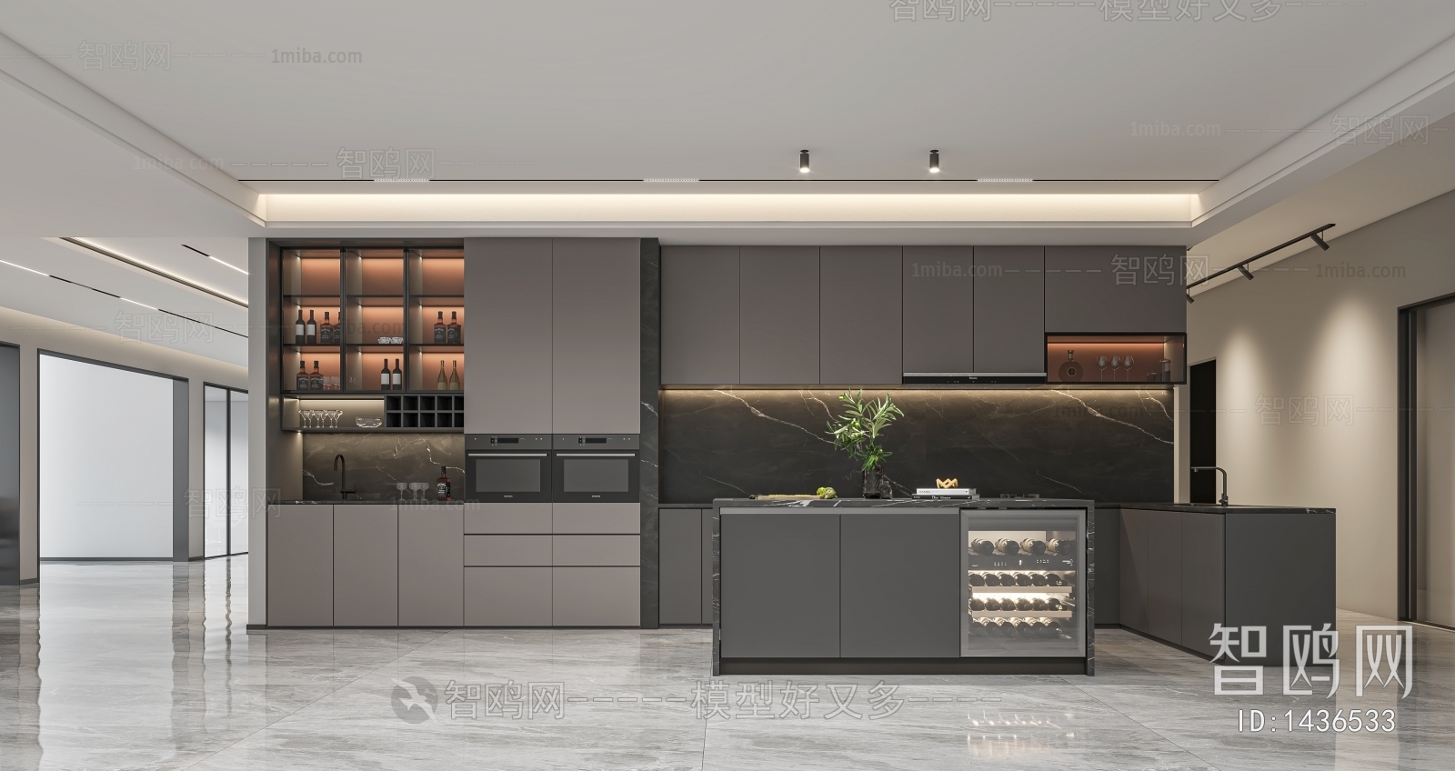 Modern Open Kitchen