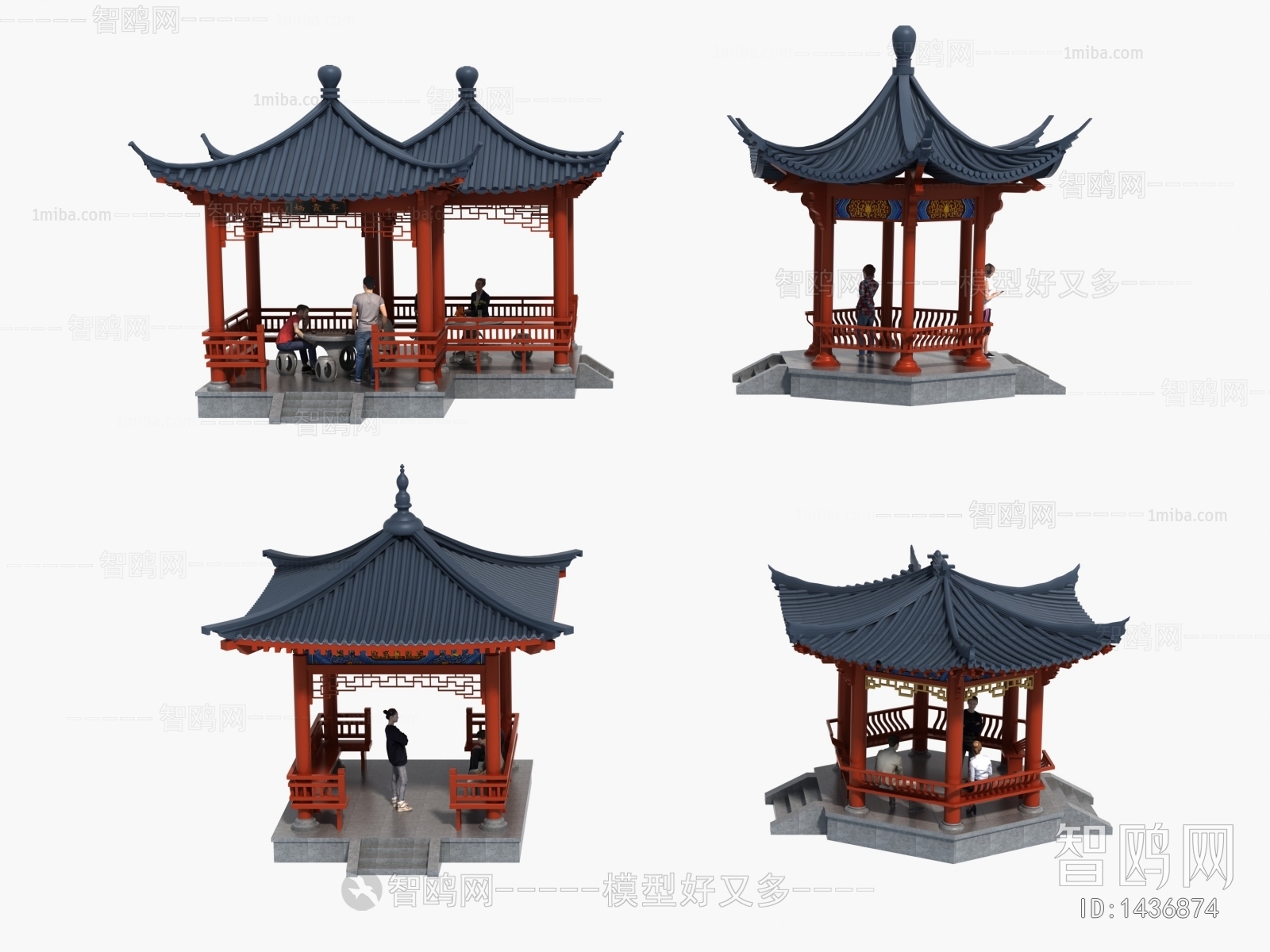 Chinese Style Ancient Architectural Buildings