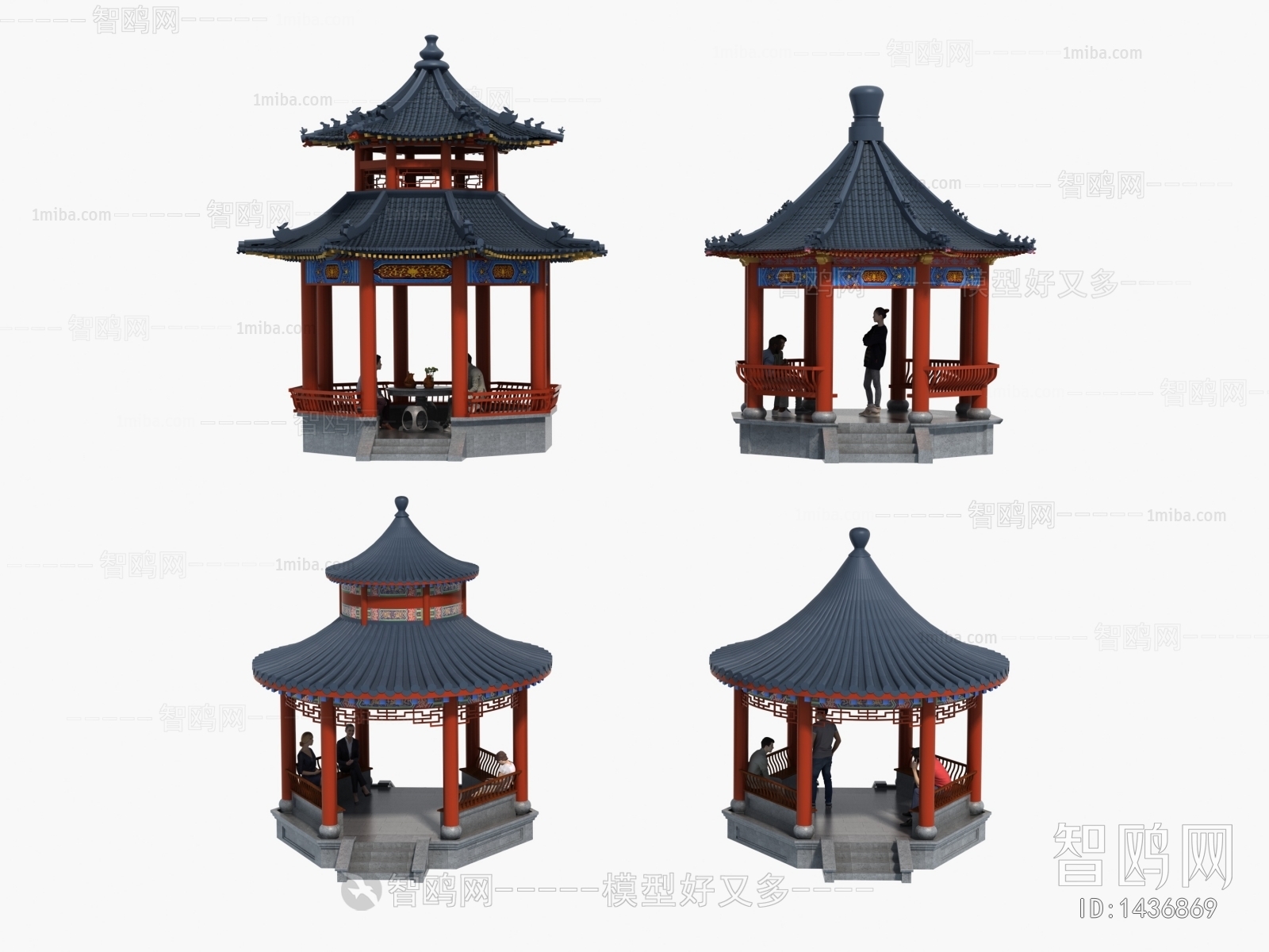 Chinese Style Ancient Architectural Buildings