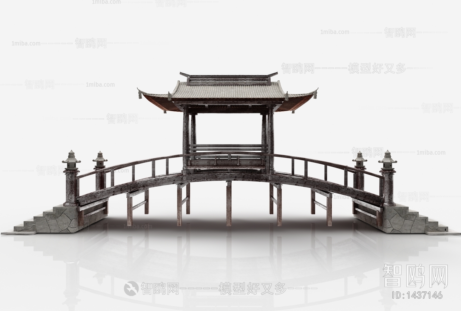 New Chinese Style Ancient Architectural Buildings