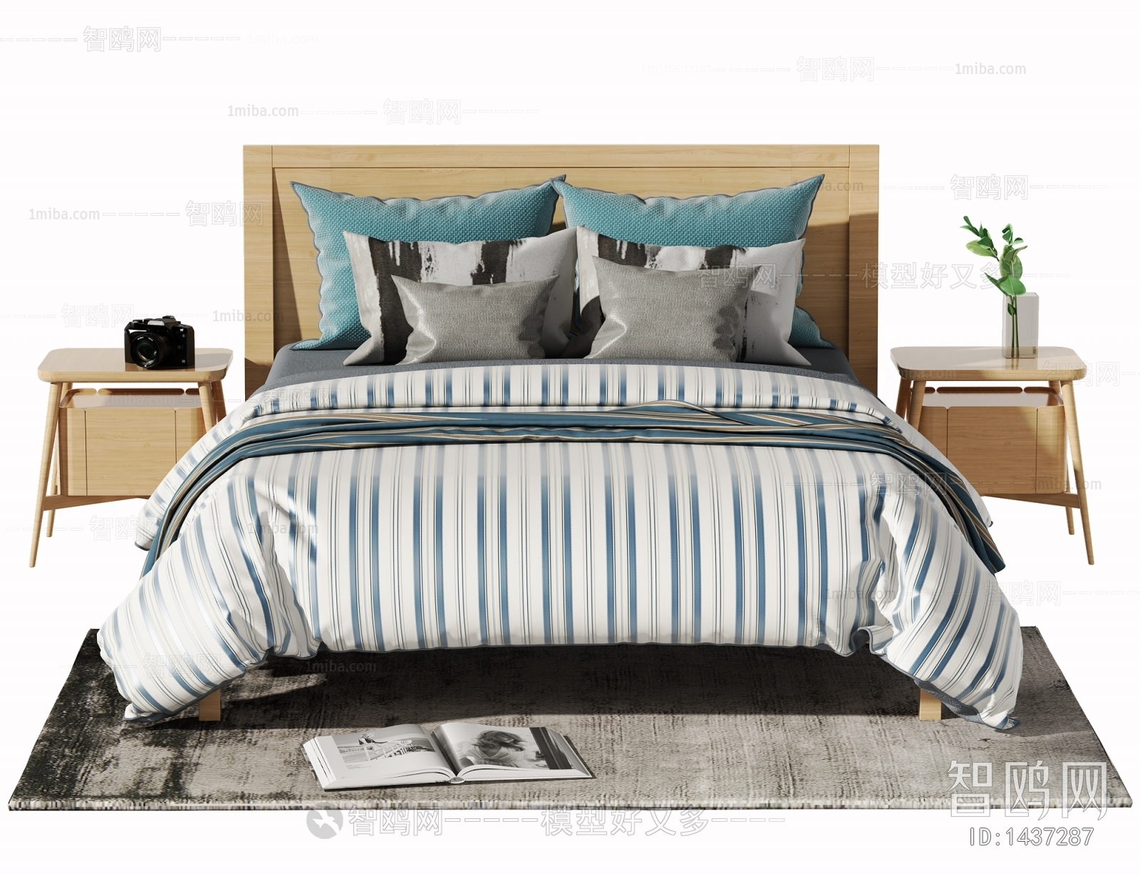 Nordic Style Double Bed