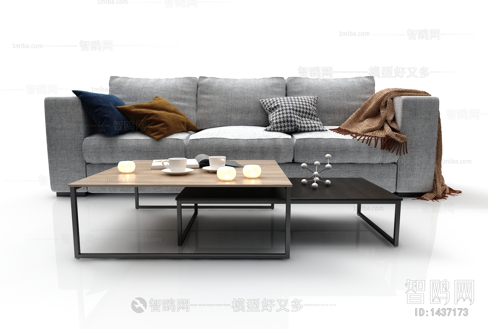 Modern Three-seat Sofa