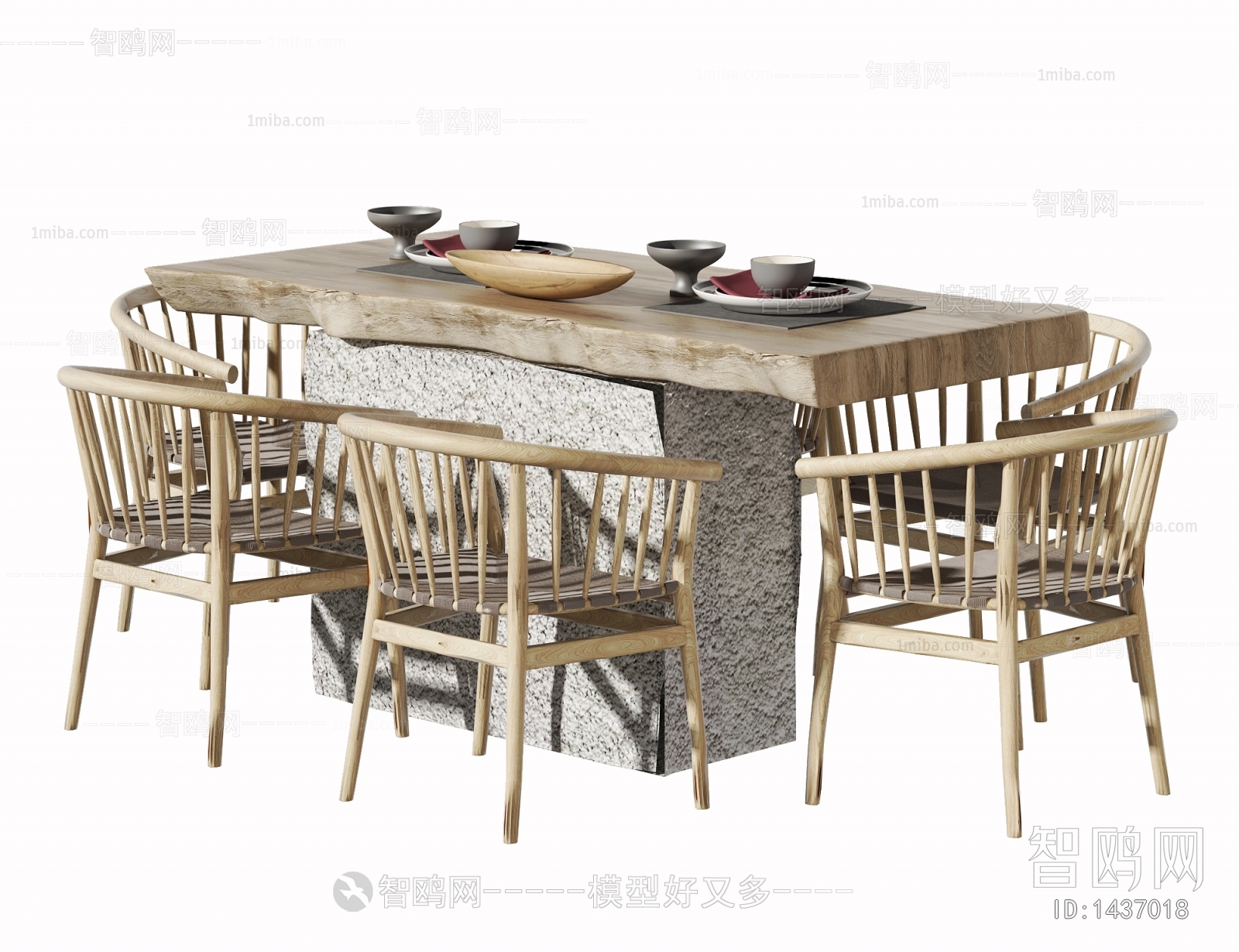 New Chinese Style Dining Table And Chairs