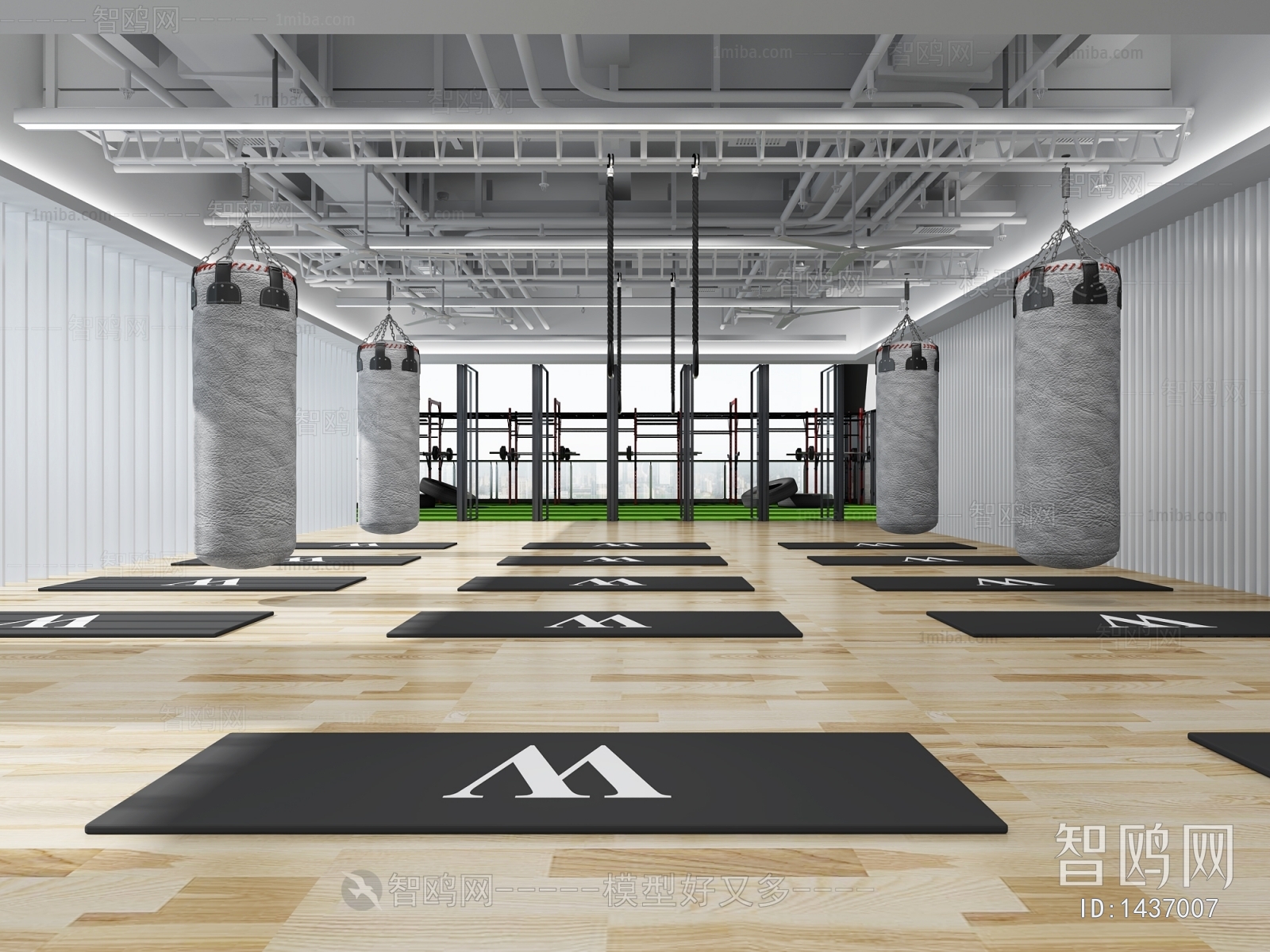 Modern Yoga Room