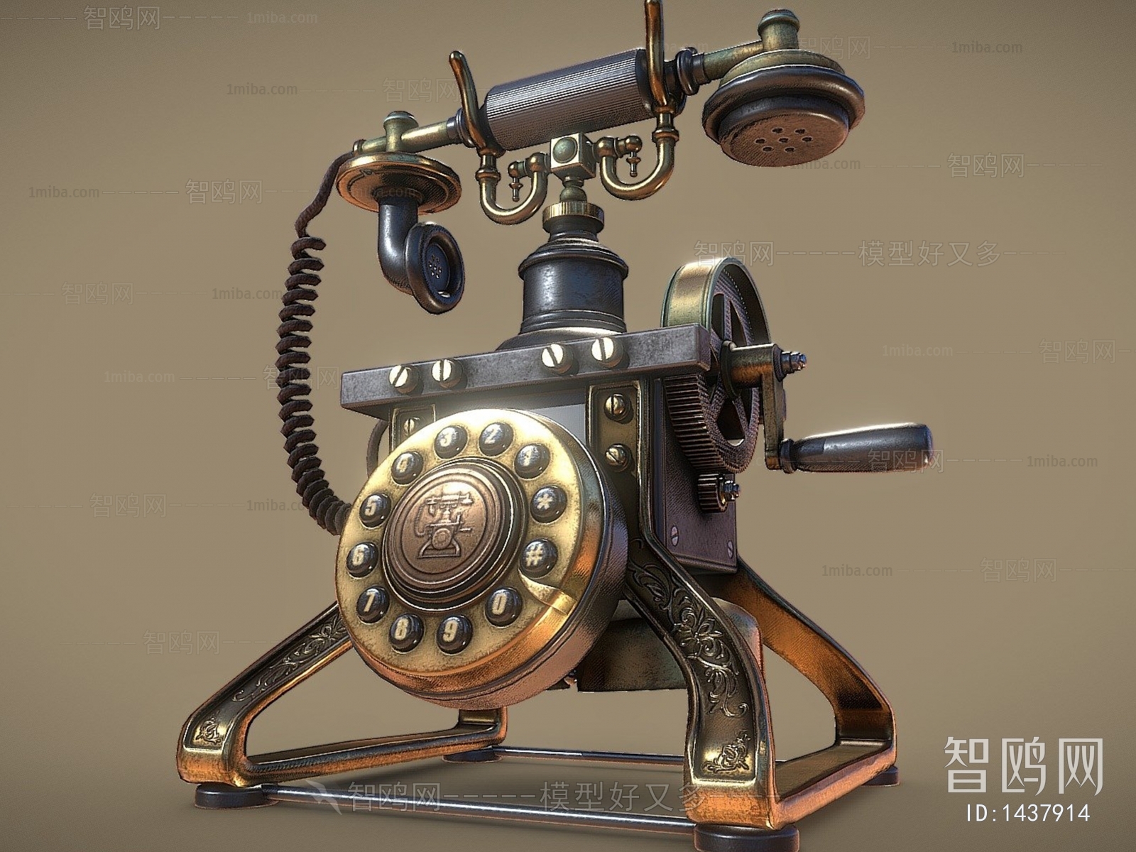 工业风古董电话