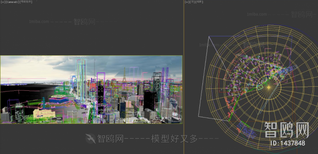 Modern Architectural Bird's-eye View Planning