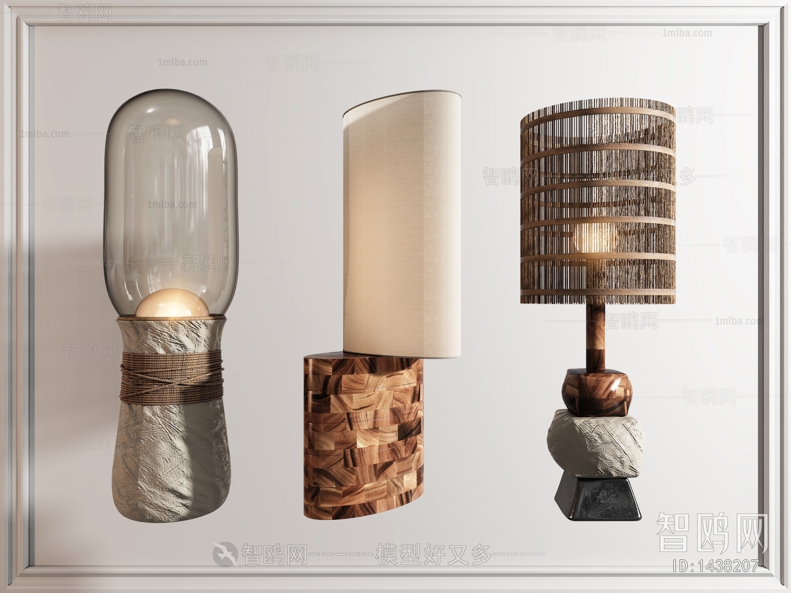 Wabi-sabi Style Table Lamp