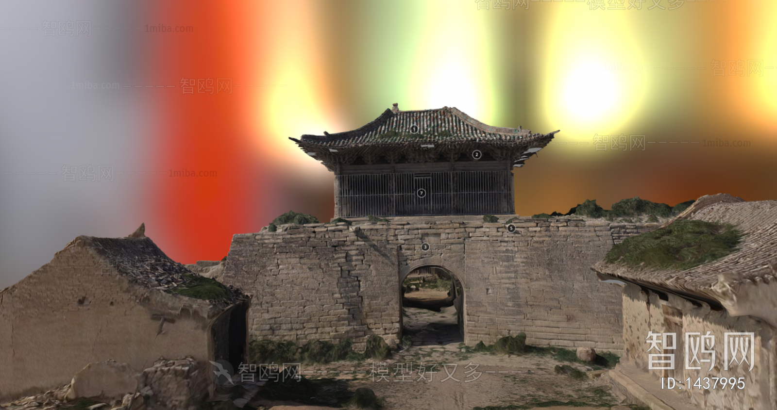 Chinese Style Ancient Architectural Buildings