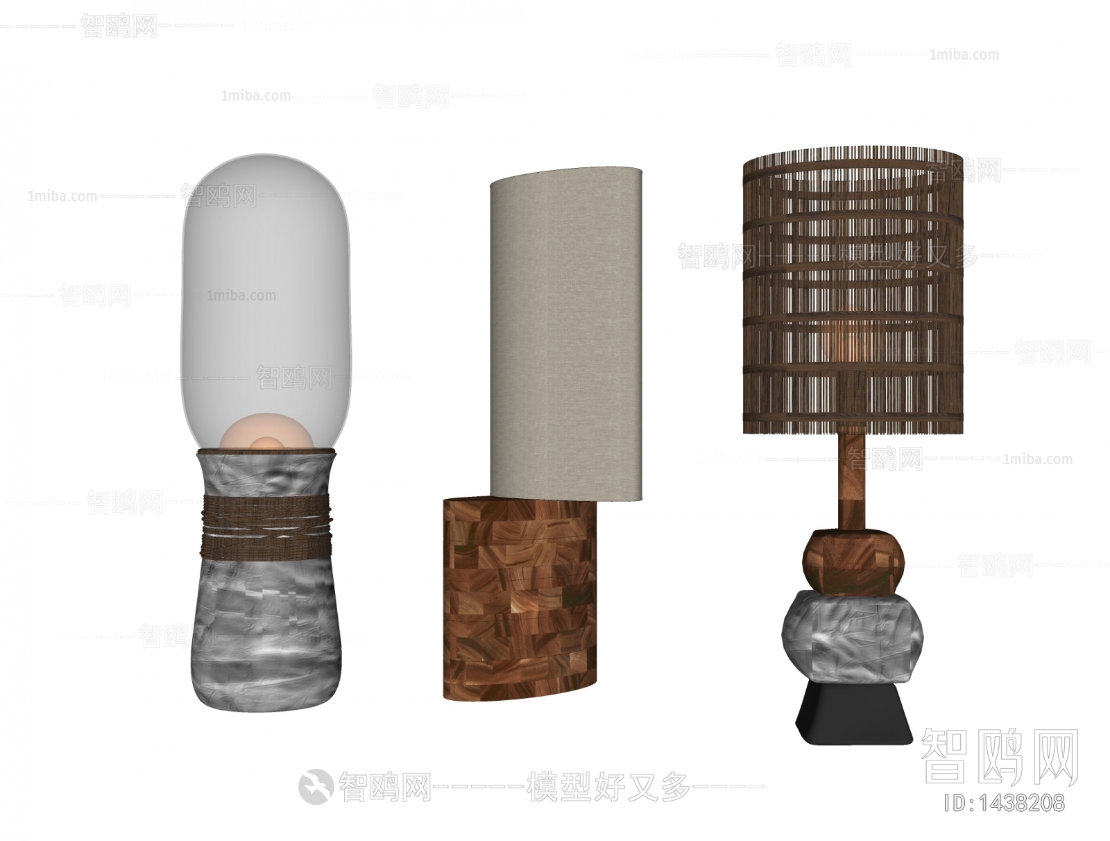 Wabi-sabi Style Table Lamp